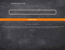 Tablet Screenshot of portmeiron.com